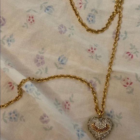 juicy couture puffed heart necklace - Picture 3 of 4